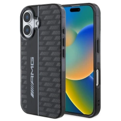 Mercedes AMG Protective Cover for iPhone 16 Pattern Carbone
