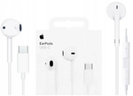 APPLE ZESTAW SŁUCHAWKOWY EARPOD MTJY3BZ/A TYPE-C ORYGINALNA PLOMBA