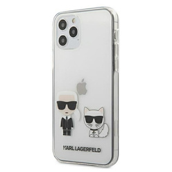 KARL LAGERFELD KLHCP12MCKTR IPHONE 12/12 PRO 6.1 "HARDCASE TRANSPARENT KARL & CHUPETTE