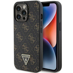 Guess GUHCP13LPG4GPK iPhone 13 Pro / 136.1" czarny/black hardcase 4G Triangle Metal Logo