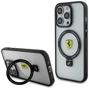 Etui Ferrari Ring Stand 2023 Collection MagSafe na iPhone 15 Pro - przezroczyste
