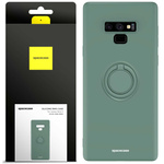 Spacecase Etui Silicone Ring Galaxy Note 9 dark green