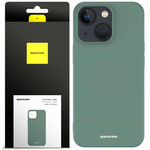 Spacecase Etui Silicone Case iPhone 13 Mini dark green