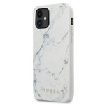 Guess GUHCP12SPCUMAWH iPhone12 mini 5,4" biały/white hardcase Marble