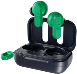 Skullcandy Dime True S2DMW-P750 In-Ear Headphones, Dark Blue - Green Damaged Packaging