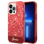 Guess GUHCP14XHGBNHR iPhone 14 Pro Max 6,7" czerwony/red hardcase Bandana Paisley