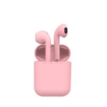 EARPHONES BLUETOOTH TWS INPODS I12 PINK