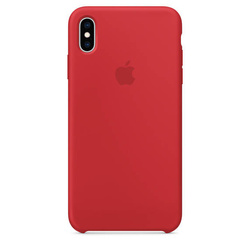 APPLE SILICONE CASE MRWH2ZM/A IPHONE XS MAX RED ORYGINALNA PLOMBA