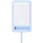 Powerbank USAMS XM Series CD219 10000mAh Magnetic Wireless niebieski