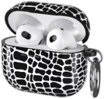 Richmond & Finch Airpod Pro Case, AirPods Gen. 3 case, Black Croc