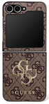 Etui Guess Big 4G Logo Classic Logo do   Samsung Galaxy Z Flip7 brązowy
