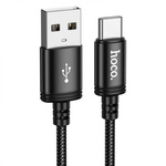 Kabel USB A do USB C Hoco 3A 3 m X91 czarny