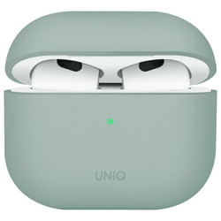 UNIQ etui Lino AirPods 4 Silicone        zielony/iceplant green