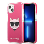 KARL LAGERFELD KLHCP13STPECPI IPHONE 13 MINI 5.4 "HARDCASE FUKSJA/FUSCHIA CHOUPETTE HEAD