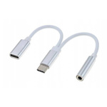 ADAPTER USB TYP-C ŁADOWARKA + JACK 3,5MM