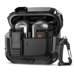 TECH-PROTECT CARBONOX MAGSAFE SAMSUNG GALAXY BUDS 3 / 3 FE / 3 PRO BLACK