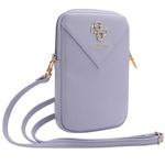 Guess Torebka GUWBZPGSTEGUfioletowy/purple Zip Triangle 4G
