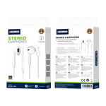 JELLICO słuchawki przewodowe EP2A Lightning z mikrofonem 1.2M Biały