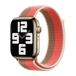APPLE PASEK APPLE WATCH ML303AM/A SPORT LOOP 45MM PINK POMELO/TAN ORYGINALNA PLOMBA