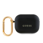 Guess PU Grained Classic Logo Case for AirPods Pro 2 Black