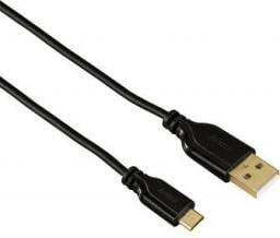 Kabel USB Hama USB-A - 0.75 m Czarny