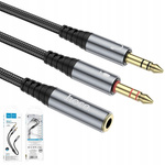 Adapter Konwerter Przejściówka AUX do słuchawek audio Jack 3.5mm