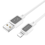 Kabel USB A do Lightning Hoco 2,4A 1 m X108 biały