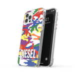 DIESEL CLEAR CASE  PRIDE CAMO AOP IPHONE XR WIELOBARWNY