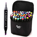 COLOR MARKERS MANGA HIGHLIGHTERS TWO-SIDED PENS 48 PCS