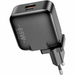 AWEI ład. siec. PD55-EU 65WUSB + USB-C czarna/black GaN