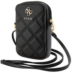 Guess Torebka GUWBZPSQSSGKczarny/black Zip Quilted 4G