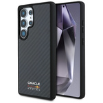Etui Red Bull Real Carbon Fiber Shiny    Logo MagSafe do Samsung Galaxy S25 Ultra czarny