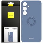 Spacecase Etui Silicone Ring Galaxy S24+ blue