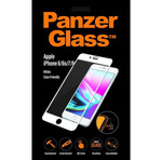 PANZERGLASS PRO TEMPERED GLASS E2E SUPER + IPHONE 6 / 6S / 7/8 /  CF WHITE