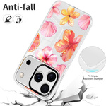 Etui Pnakqil iPhone 17 Pro Max, hibiscus and calms transparent