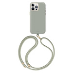 Etui Uniq Coehl Creme Magnetic Charging do iPhone 15 Pro - szałwiowe