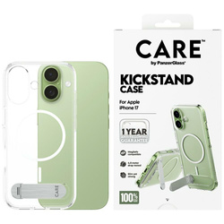 Etui CARE by PanzerGlass Feature w.      Kickstand MagSafe do iPhone 17 przezroczysty