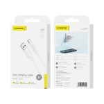 FONENG kabel XS07 USB-C 3A 1M Biały