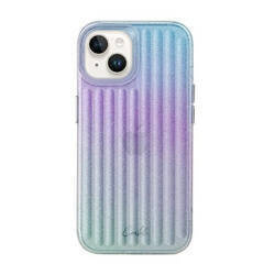 Uniq Coehl Linear case for iPhone 14 Plus - pink and blue