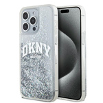 DKNY DKHCP15XLBNAET iPhone 15 Pro Max6.7" biały/white hardcase Liquid Glitter Big Logo