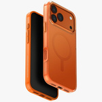 Etui UNIQ Clario do iPhone 17 Pro Max    Magclick Charging pomarańczowy