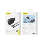 FONENG ładowarka sieciowa EU65 PD 20W 1xUSB-C + kabel USB-C - Lightning Czarny