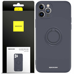 Spacecase Etui Silicone Ring iPhone 11 Pro Max black