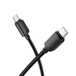Kabel USB C do USB C Hoco 3A 60W 1 m X113 czarny