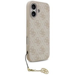 Etui Guess 4G Charms Collection MagSafe  do iPhone 17 różowy