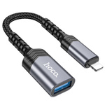 Adapter Lightning do USB A Hoco UA24 czarny
