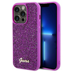 Guess GUHCP14XPMSDGSF iPhone 14 Pro Max 6.7" fuksja/fuschia hardcase Disco Metal Script