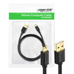 Ugreen kabel przewód USB - mini USB 480 Mbps 1 m czarny (US132 10355)