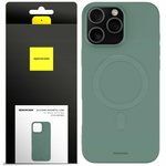 Spacecase Etui Silicone Magnetic Case iPhone 16 Pro Max green