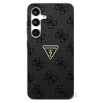Etui Guess Hot Stamp 4G Pattern Triangle Metal Logo do Samsung Galaxy S25 czarny